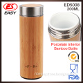 ED5008 PA free china manufacturers bamboo porcelain water bottle wholesale, ceramic bottle wholesale